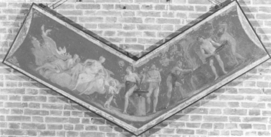 Scena mitologica con l'officina di Plutone e Proserpina - Seminario Maggiore, Treviso, attribuito
